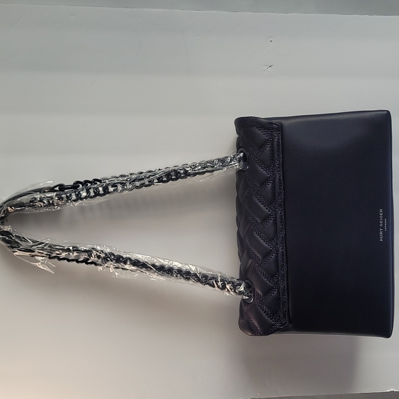 Kensington Drench Leather Shoulder Bag KURT GEIGER LONDON - Picture 16 of 16